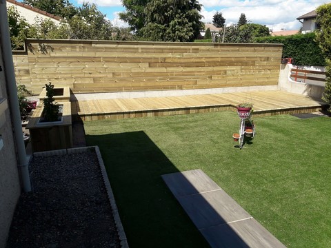 aménagement extérieur bois